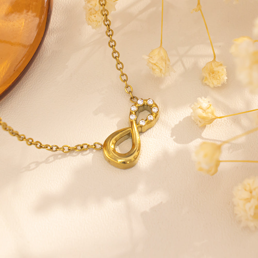 Infinity Zircon Necklace