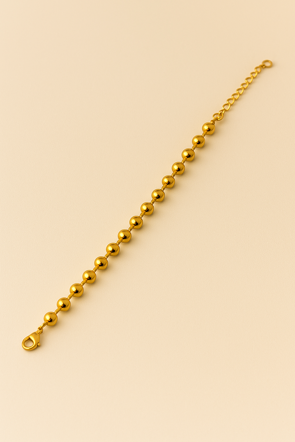 Classic Gold Bead Bracelet
