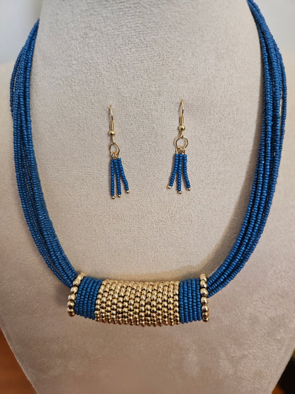 Saanvi Axis Beaded Necklace Set