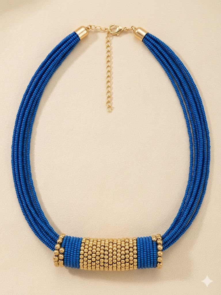 Saanvi Axis Beaded Necklace Set