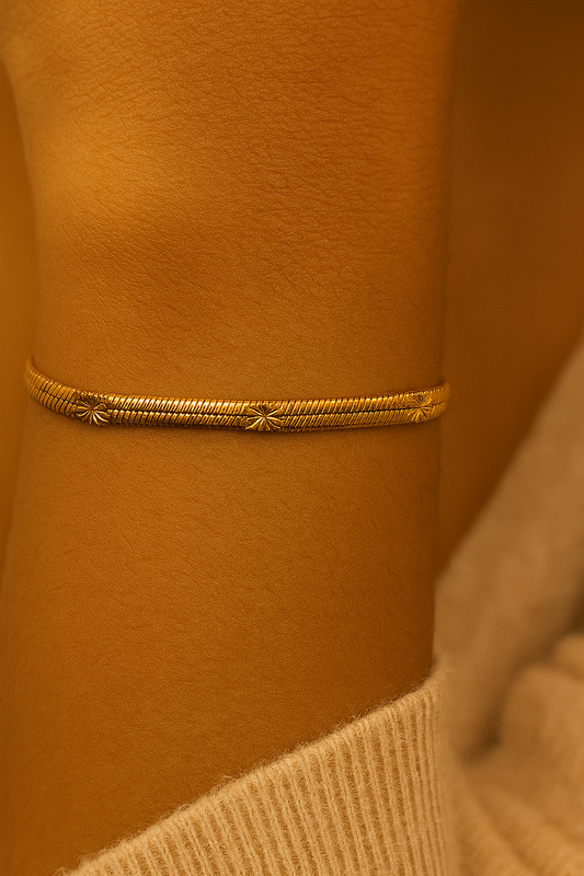 Sunbeam Herringbone Bracelet