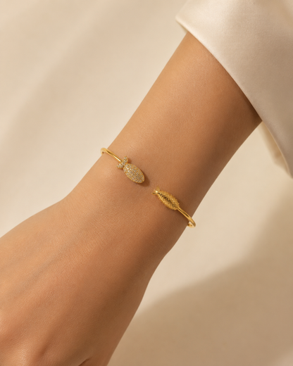 Marina Shell Cuff Bangle