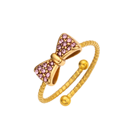 Aurora Bow Crystal Ring