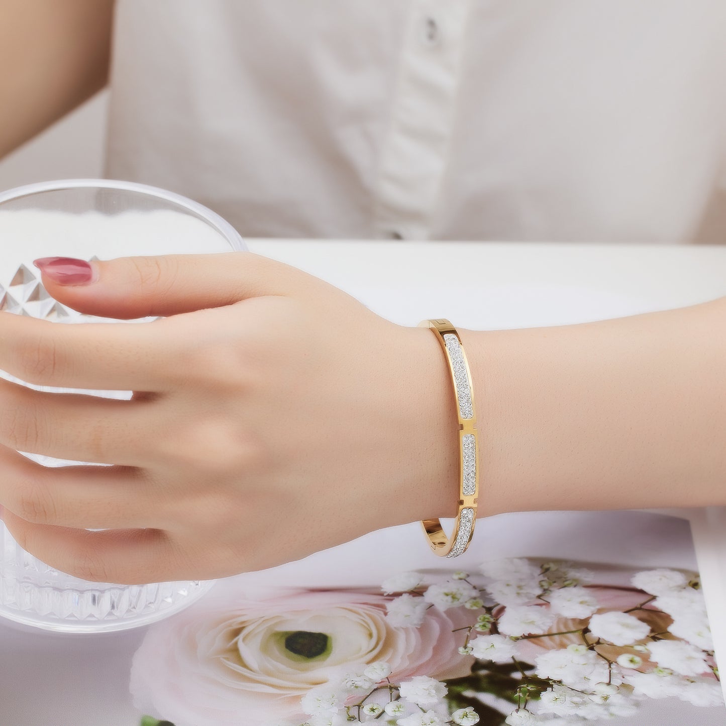 Liora Zircon Bangle