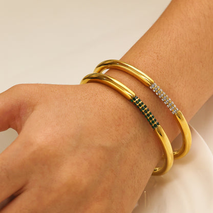 Solace Open Zircon Cuff