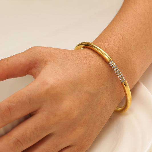 Solace Open Zircon Cuff