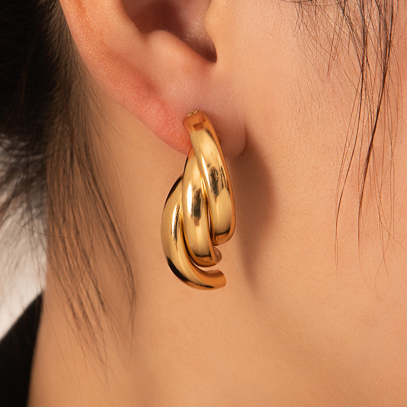 Halo Statement Sculpted Duo
