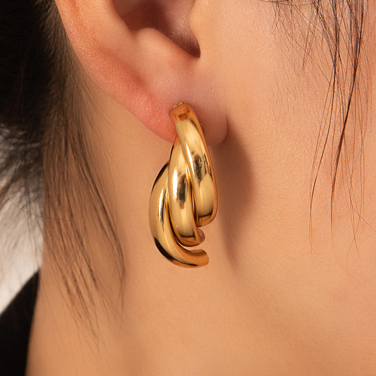 Halo Statement Sculpted Duo