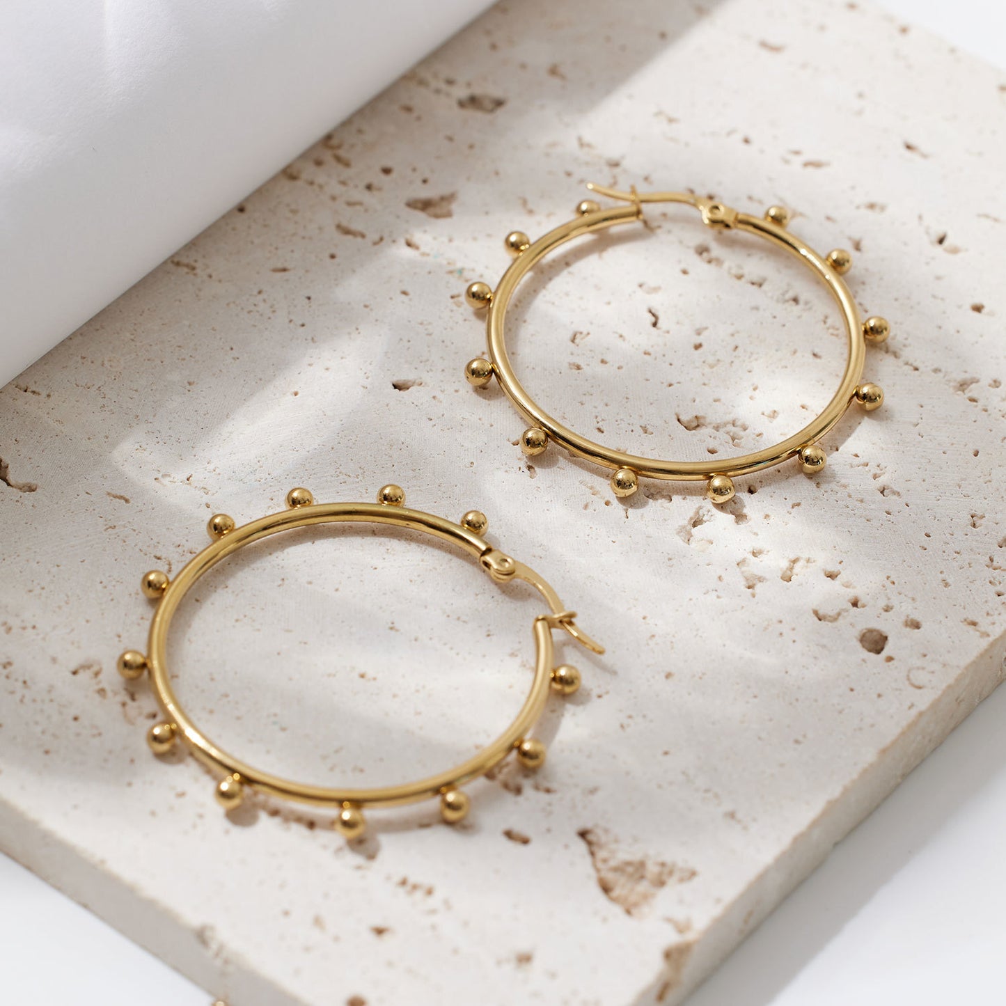 Halo Dot Hoops