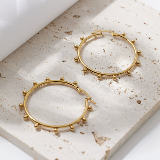 Halo Dot Hoops