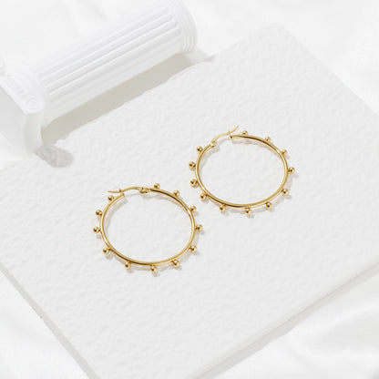 Halo Dot Hoops