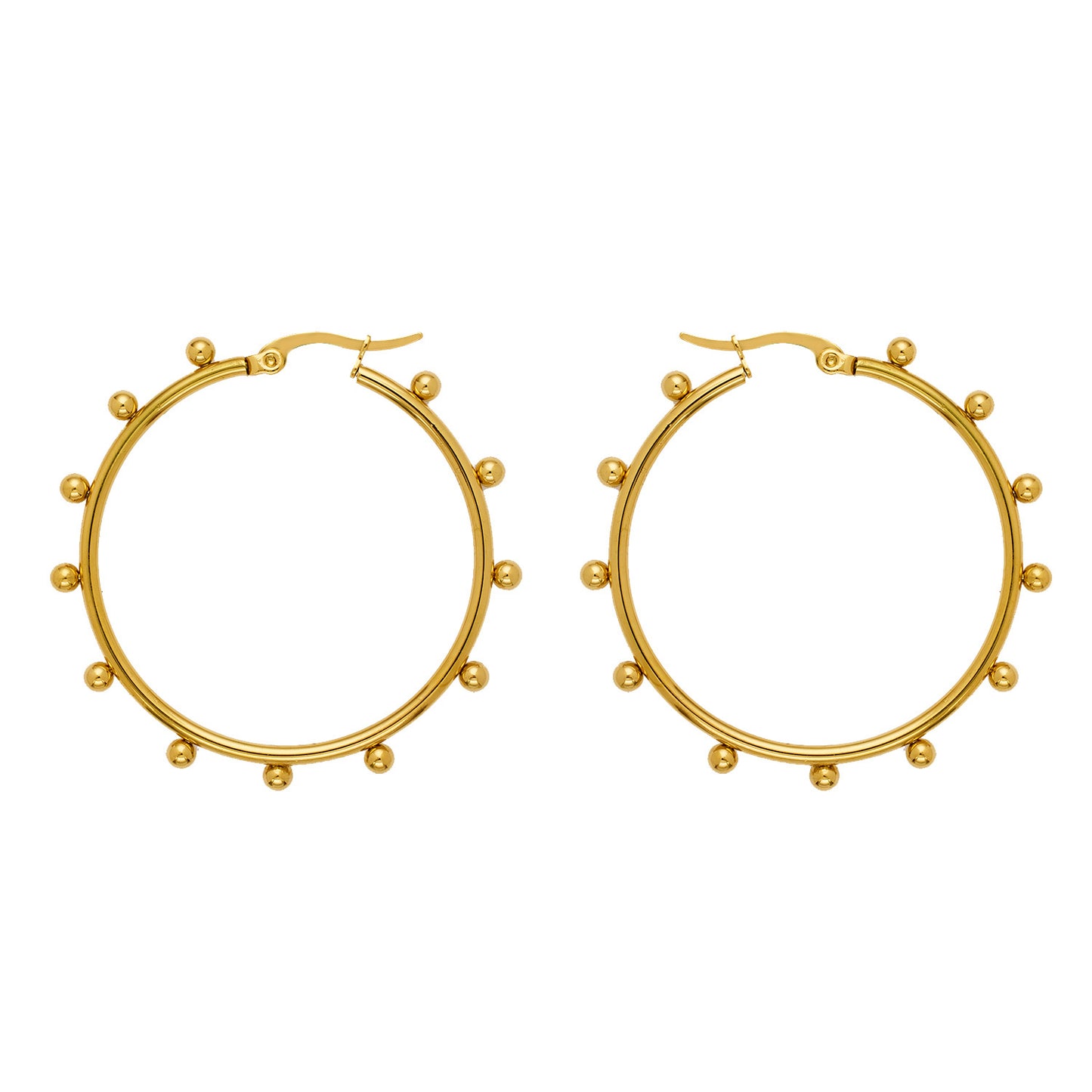 Halo Dot Hoops