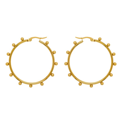 Halo Dot Hoops
