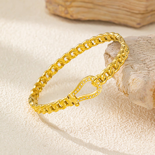 Celeste Link Zircon Bangle