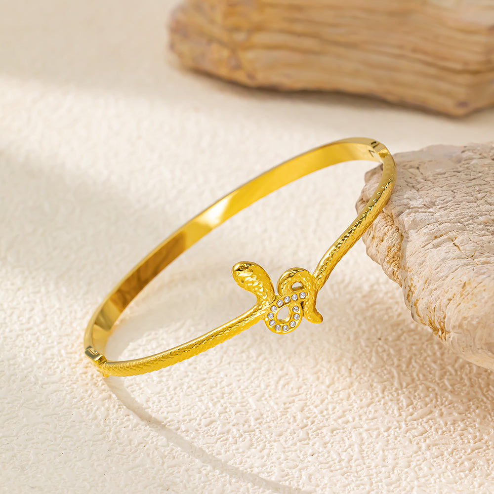 Serafina Serpent Bangle