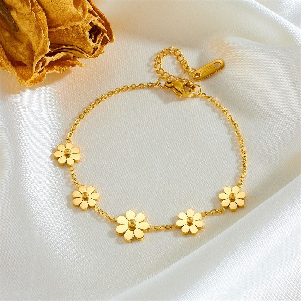 Golden Bloom Jewellery Set