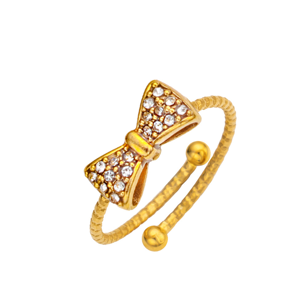 Aurora Bow Crystal Ring