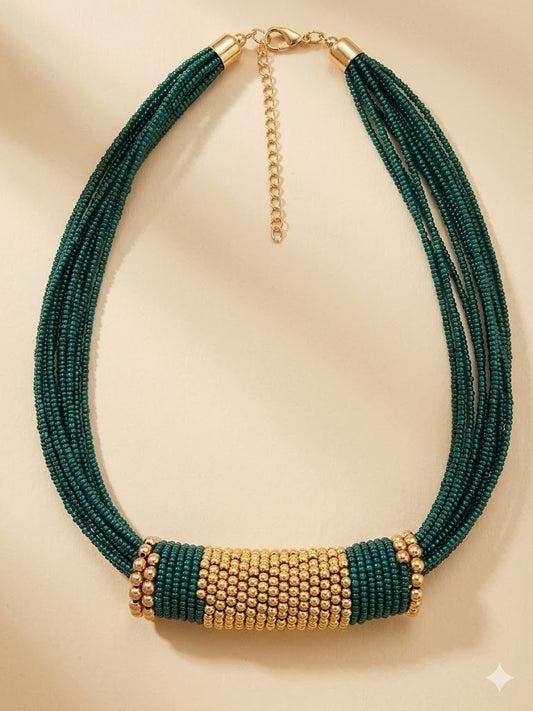Saanvi Axis Beaded Necklace Set