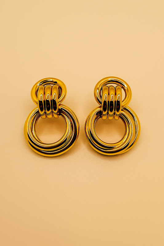 Saanvi Halo Link Earrings