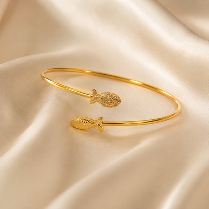 Marina Shell Cuff Bangle
