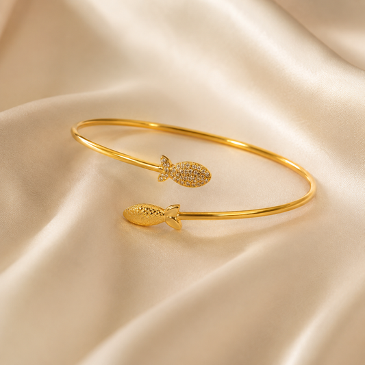 Marina Shell Cuff Bangle