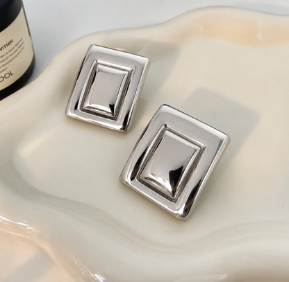 Metro Frame Statement Earrings